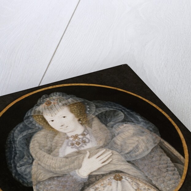 Portrait of Frances, Countess Howard by Isaac Oliver