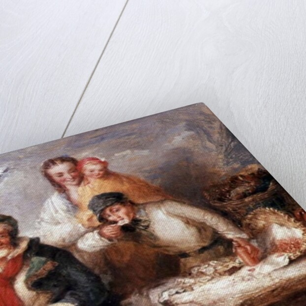 Sketch for 'Oysters, Young Sir?' by Henry Perlee Parker