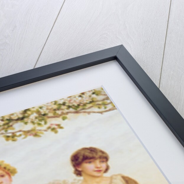 Three Young Girls, 19th century by Kate Greenaway