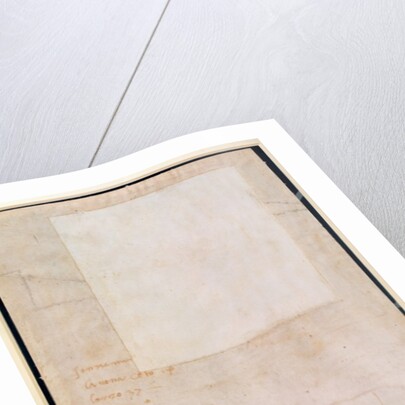 Architectural Study with Notes by Michelangelo Buonarroti