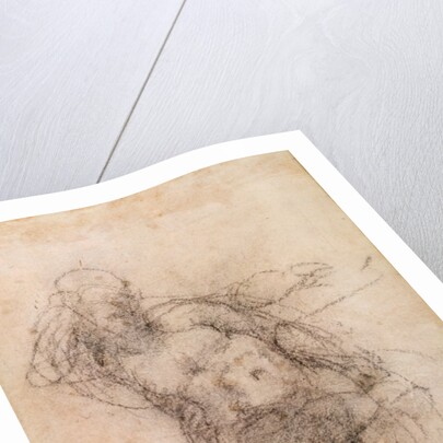 Study for Noah in 'The Drunkenness of Noah', 1508-12 by Michelangelo Buonarroti