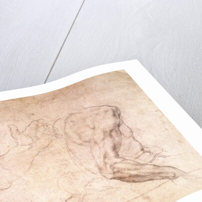 Studies of hands and an arm by Michelangelo Buonarroti
