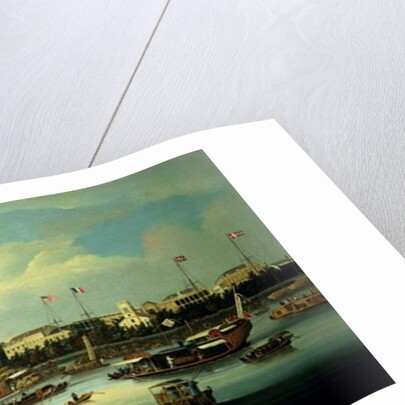 A View of the Hongs by George Chinnery