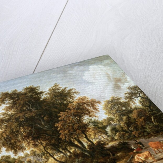 Road on the Dyke by Meindert Hobbema