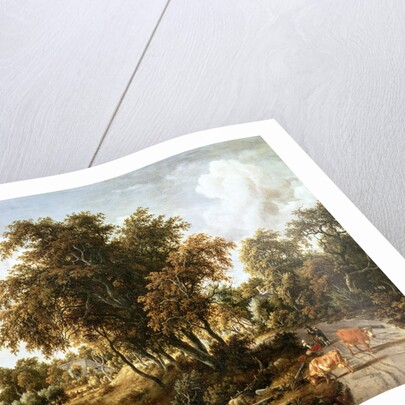 Road on the Dyke by Meindert Hobbema