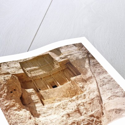 The rock-cut tomb of Artaxerxes I, c.466-464 BC, with a Sasanian relief below depicting Shapur I's victory over the Romans by Achaemenid