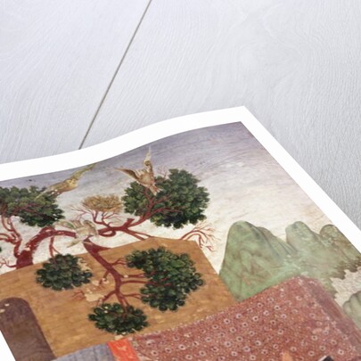 An ascetic on a tigerskin by School Indian