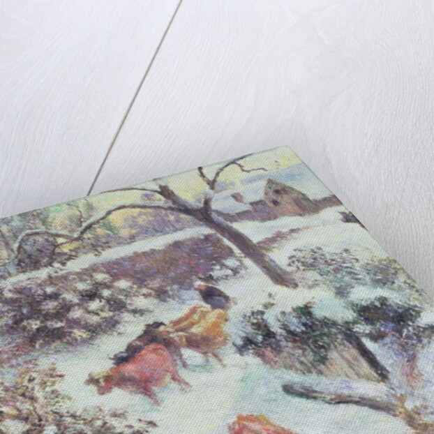 Effet de Neige a Montfoucault, 1882 by Camille Pissarro