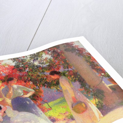 Sewing Scene under the Pergola at Marquayrol, 1902 by Henri Jean Guillaume Martin