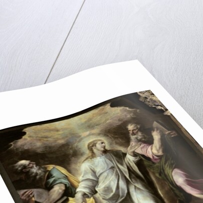 The Transfiguration of Christ from the organ, completed 1559-1602 by Italian School