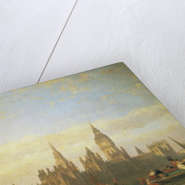 New Palace of Westminster from the River Thames by David Roberts