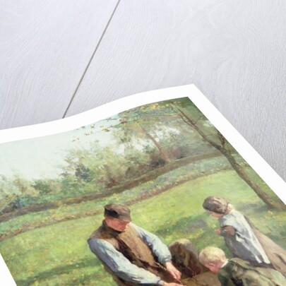 Watching Father Work by Albert Neuhuys