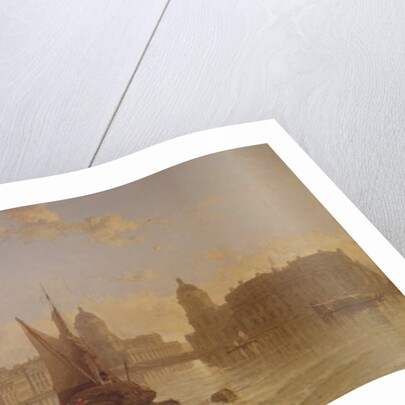 Shipping on the Thames at Greenwich by David Roberts