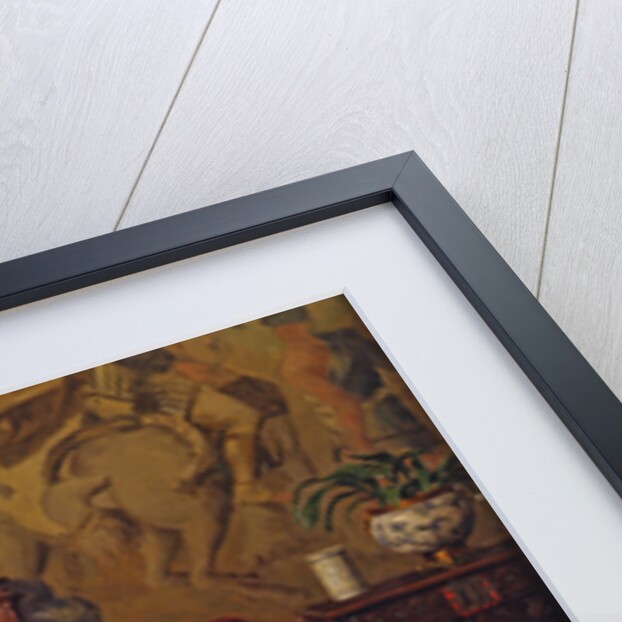 Louis Signorino seated in his study by Gustave Bourgain
