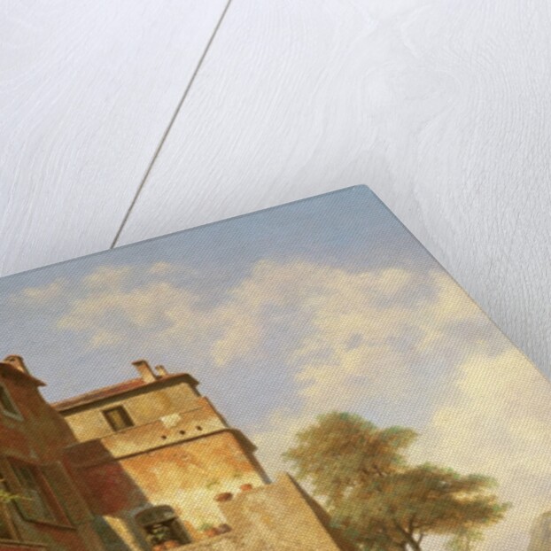 View of Spottorno on the Mediterranean Coast, 19th century by Jacques Carabain