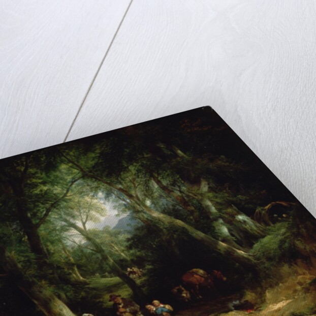 Gypsy Encampment in the New Forest, 19th century by William Snr. Shayer