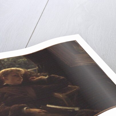 Reverie: Mrs.Newton reclining in a chair by James Jacques Joseph Tissot