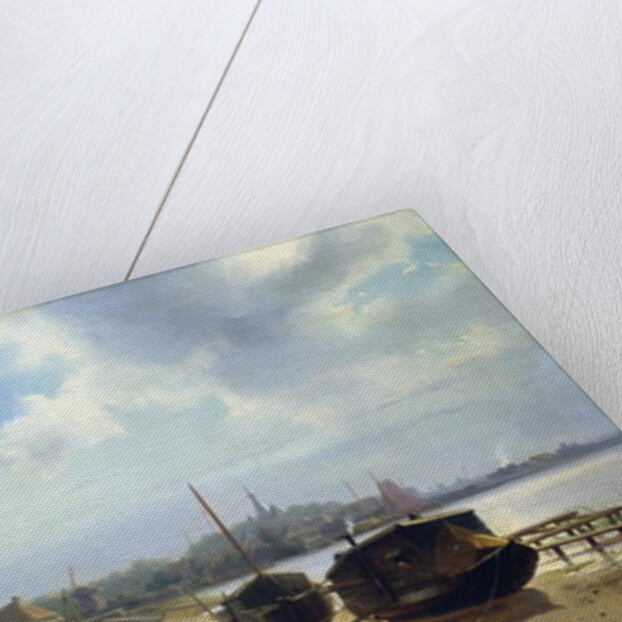 View of the Dutch Coast by Johan Gerard Smits
