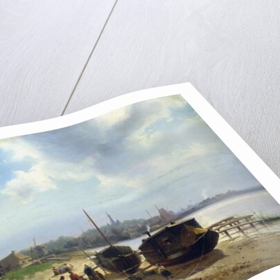 View of the Dutch Coast by Johan Gerard Smits