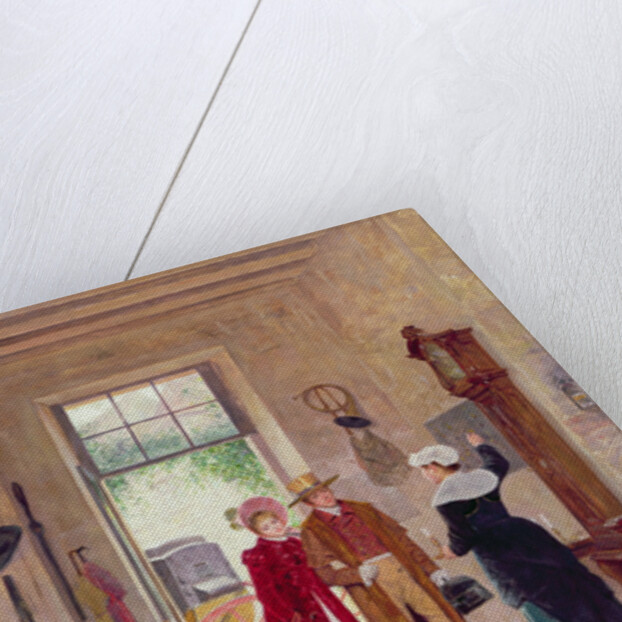 Arrival at the Inn by Charles Edouard Delort