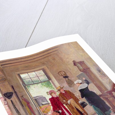 Arrival at the Inn by Charles Edouard Delort