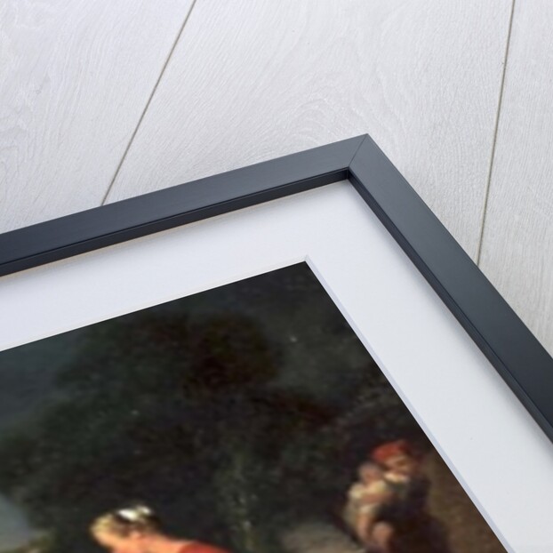 Children with a dog cart by Theodore Gerard