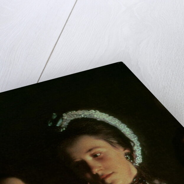 An Experiment on a Bird in the Air Pump, detail, 1768 by Joseph Wright of Derby