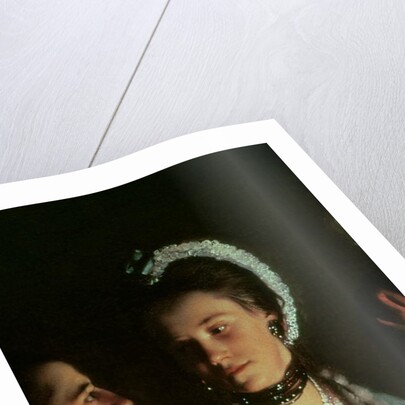 An Experiment on a Bird in the Air Pump, detail, 1768 by Joseph Wright of Derby