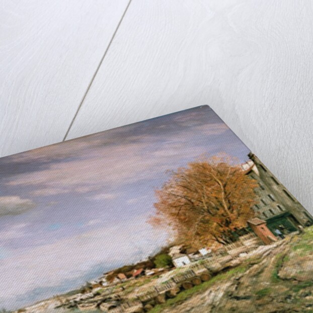 The old quay at Bercy, Paris, 1880 by Jean Baptiste Armand Guillaumin