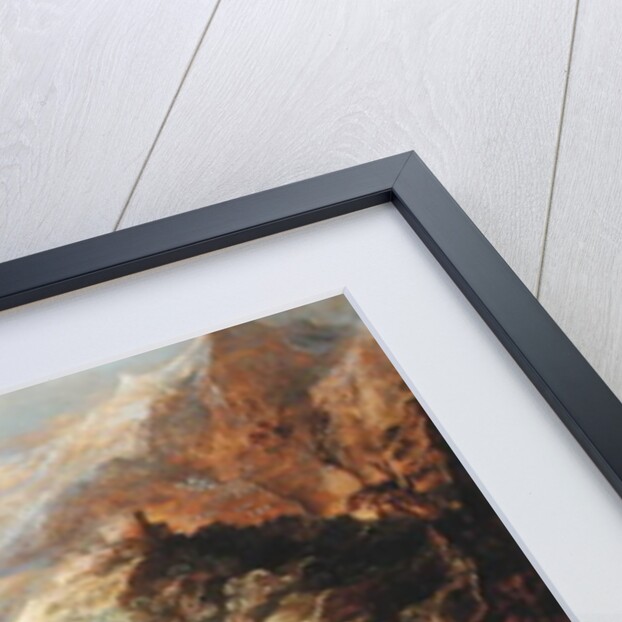 A Mountainous Landscape with Figures and Mules by Joos or Josse de The Younger Momper