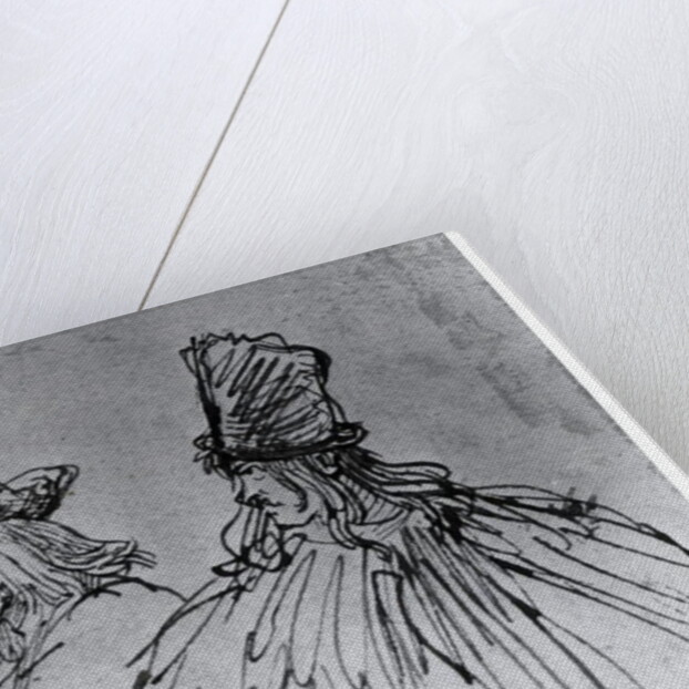 Two Actors by Rembrandt Harmensz. van Rijn