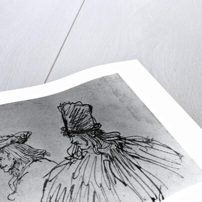 Two Actors by Rembrandt Harmensz. van Rijn