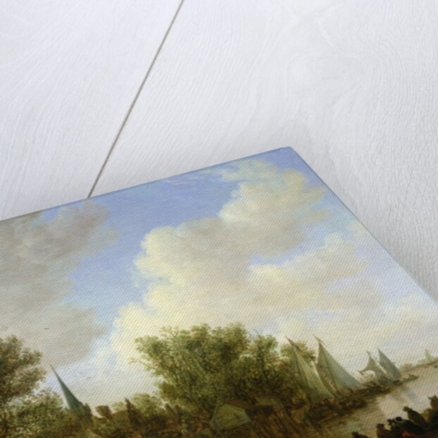 River scene with a View of Overschie, 1651 by Jan Josephsz van Goyen