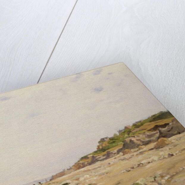 The Beach at Villerville, 1887 by Eugene Bourgeois