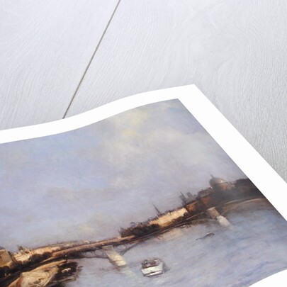 River Seine, Paris by Antoine Vollon