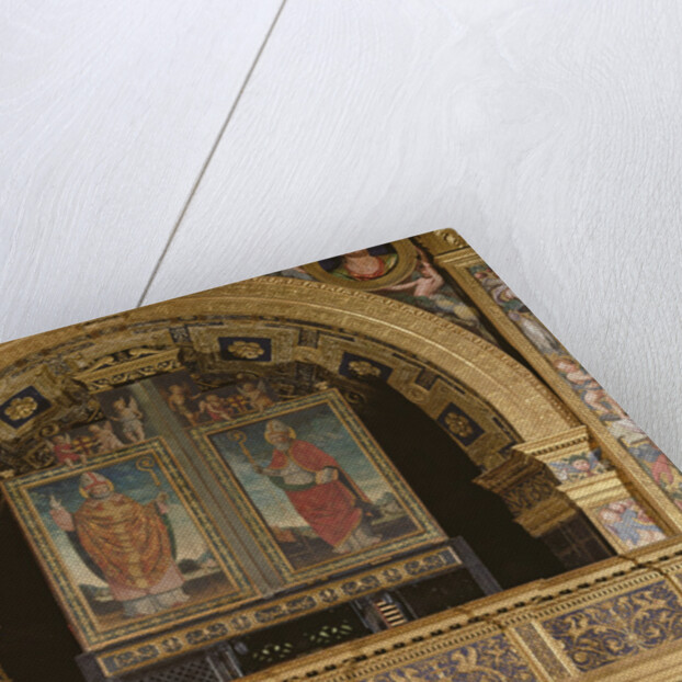 St. Bassianus and St. Ambrose, Bishop of Milan, 1507 by Matteo Chiesa