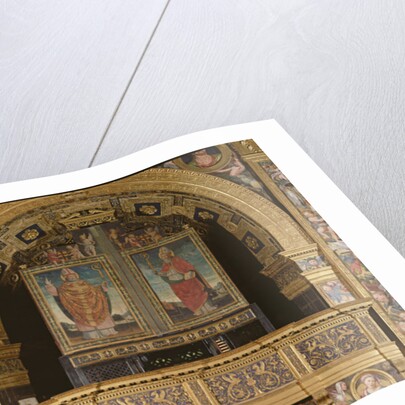 St. Bassianus and St. Ambrose, Bishop of Milan, 1507 by Matteo Chiesa