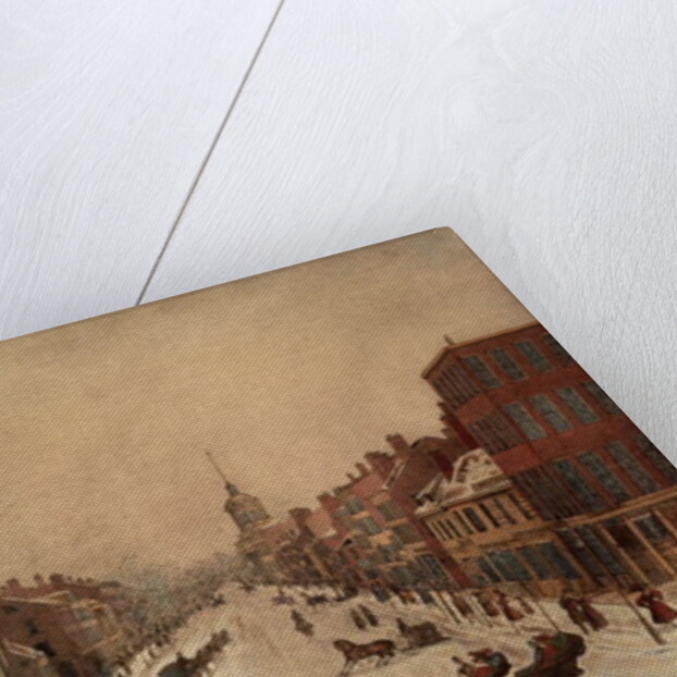 Wall Street in Winter by Peter Maverick