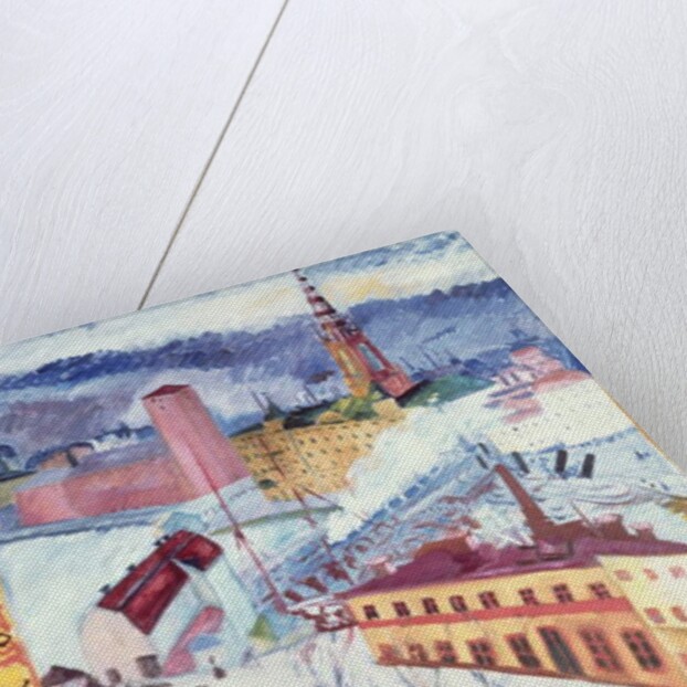 View of Slussen, 1919 by Sigrid Hjerten