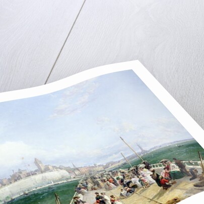 A View of Margate from the Pier, 1868 by James Webb