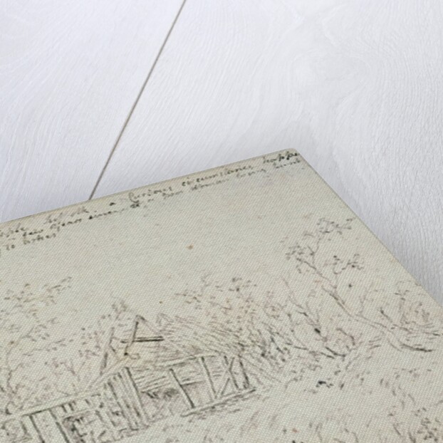 A ruined cottage at Capel, Suffolk, 1796 by John Constable