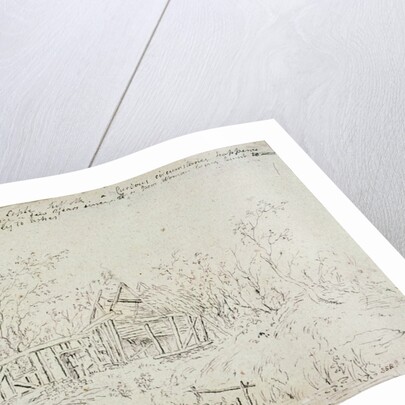 A ruined cottage at Capel, Suffolk, 1796 by John Constable