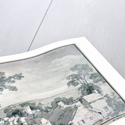 The Entrance to the Village of Edensor, 1801 by John Constable