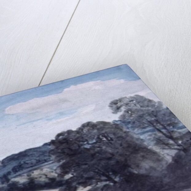 Landscape with Buildings in the distance by John Constable