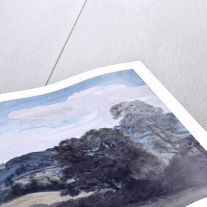 Landscape with Buildings in the distance by John Constable