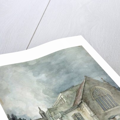 East Bergholt Church, c.1805-11 by John Constable