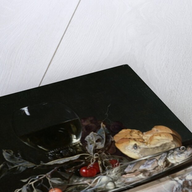 Still Life with Fish Platter by Willem van Aelst