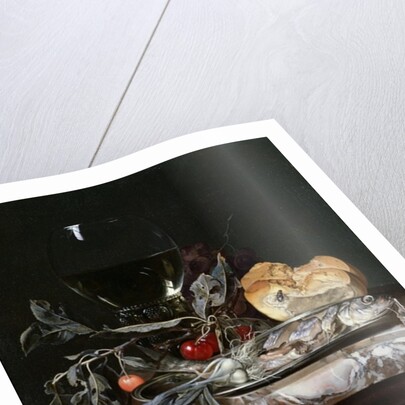 Still Life with Fish Platter by Willem van Aelst