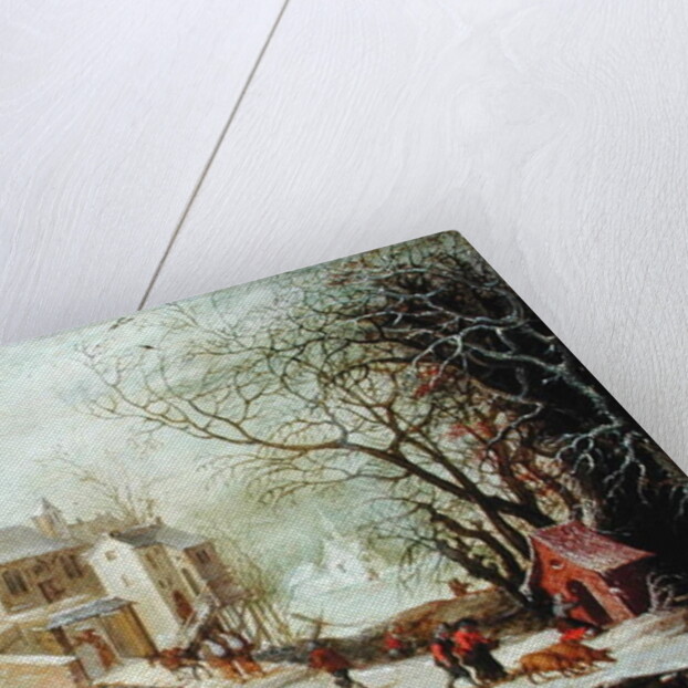 Winter Landscape by Joos or Josse de The Younger Momper