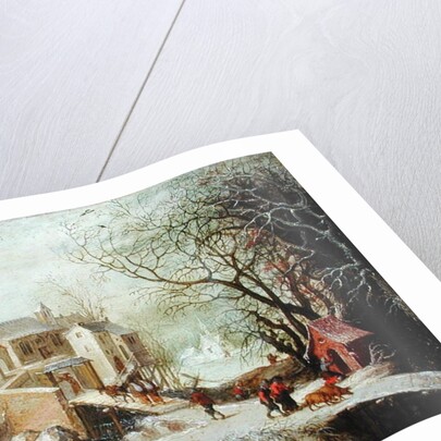 Winter Landscape by Joos or Josse de The Younger Momper